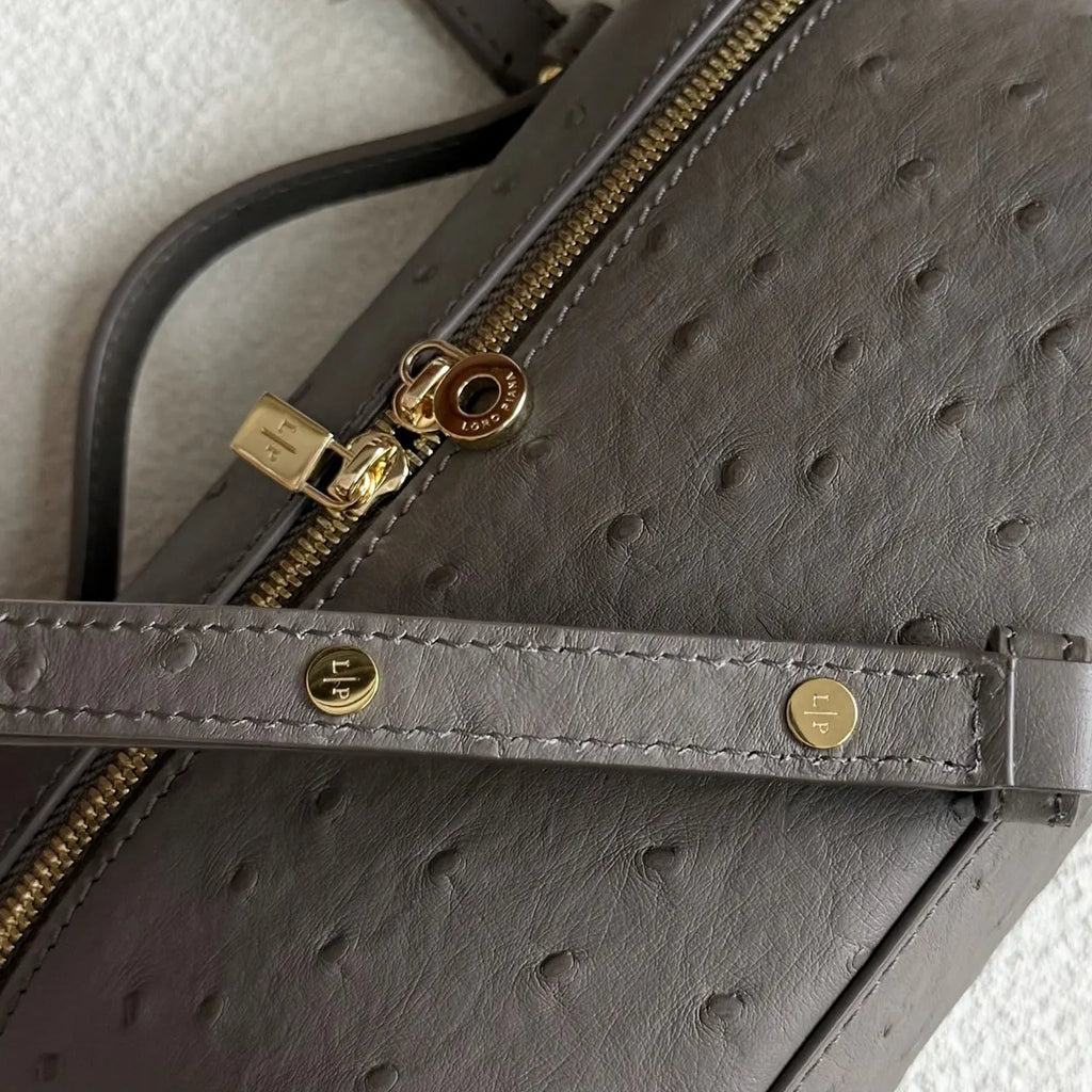 Loro Piana Dove Grey Ostrich - Hình 7