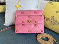 Valentino Pink Stud Chain Bag