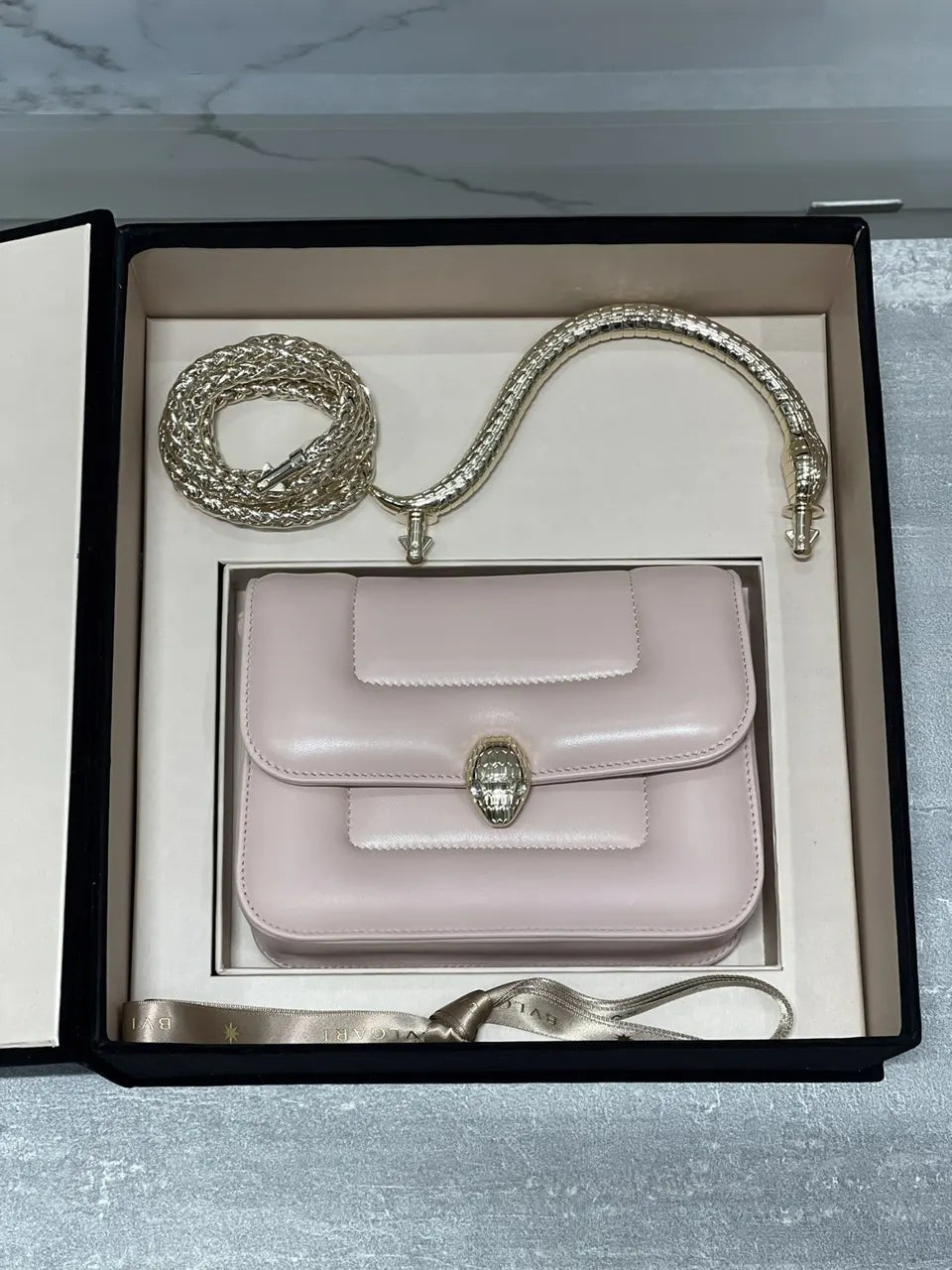Bvlgari Pink Top Handle Bag - Hình 9
