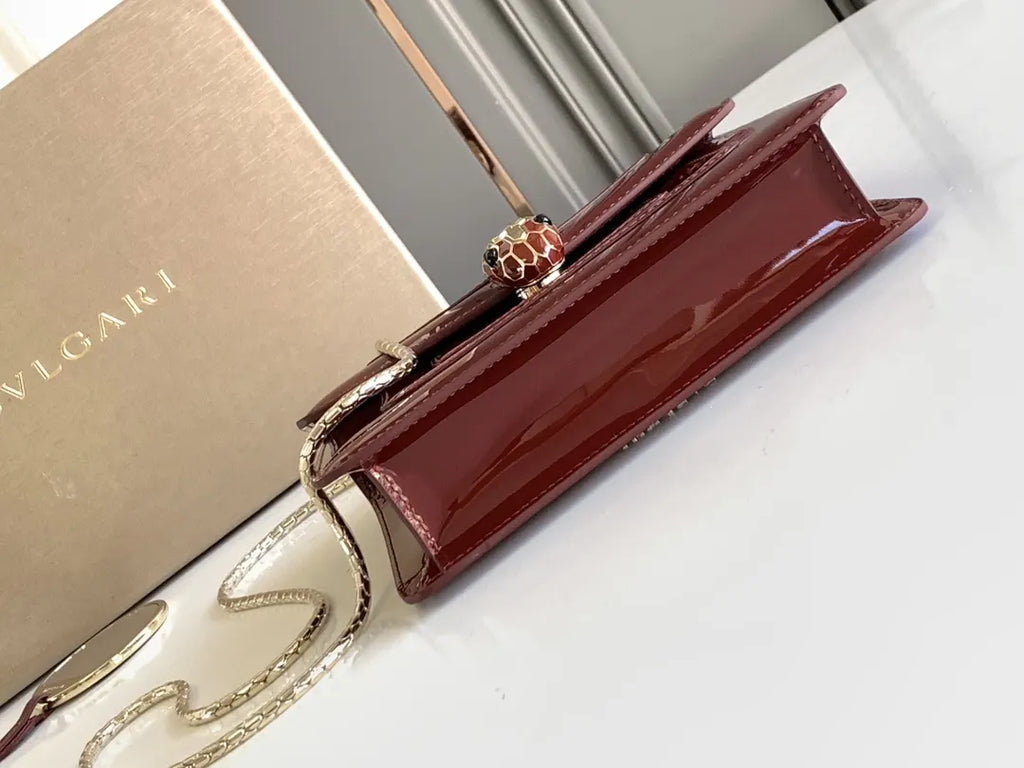 Bvlgari Burgundy Crossbody - Hình 4