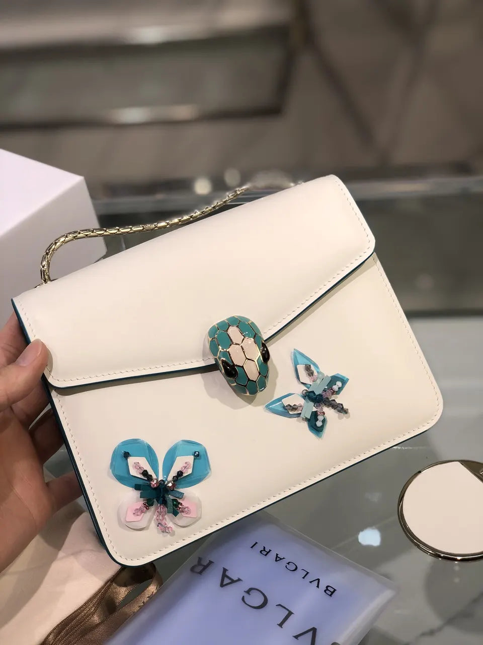 Bvlgari Floral Serpenti Crossbody - Hình 2