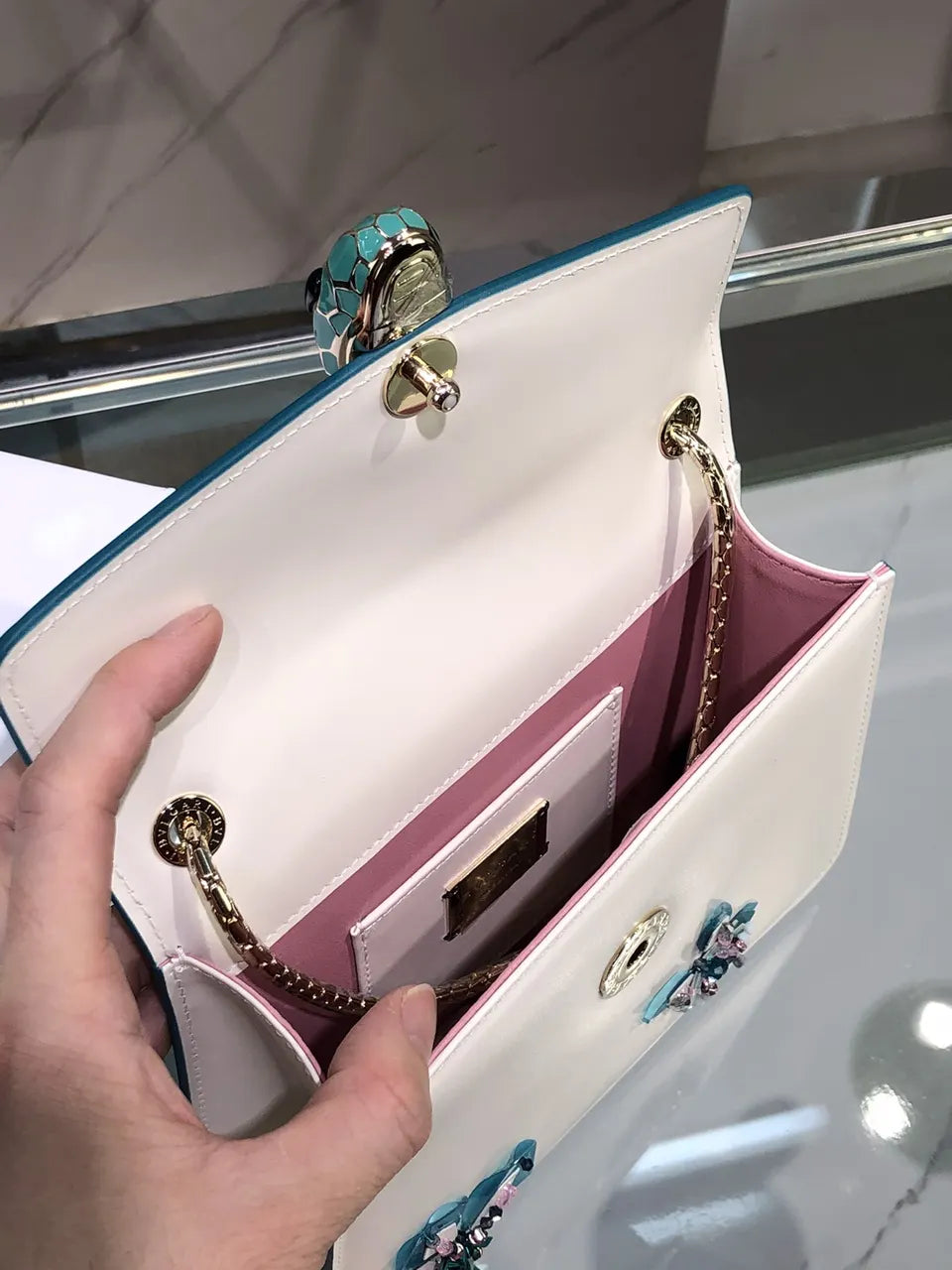 Bvlgari Floral Serpenti Crossbody - Hình 9