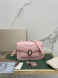 Bulgari Pink Leather Bag