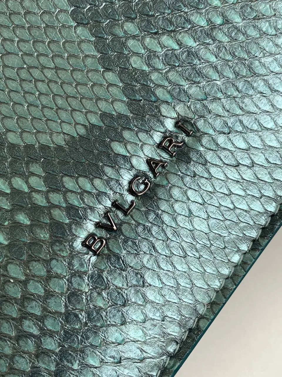 Analeis Turquoise Python Bag - Hình 5