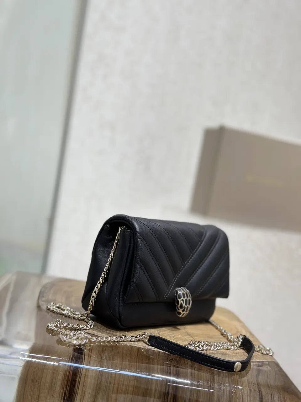 Bvlgari Black Serpenti Crossbody - Hình 3