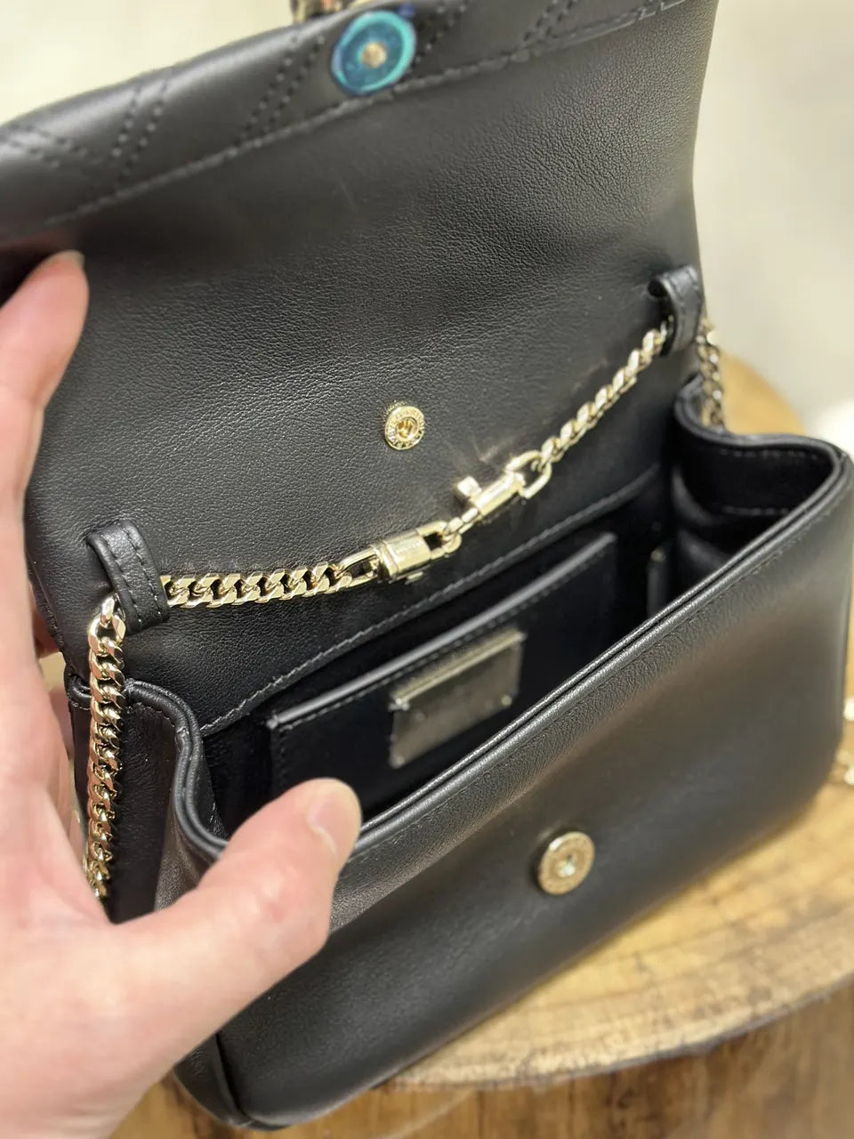 Bvlgari Black Serpenti Crossbody - Hình 7