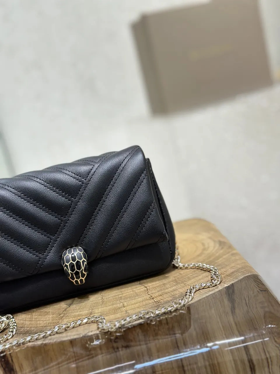 Bvlgari Black Serpenti Crossbody - Hình 2
