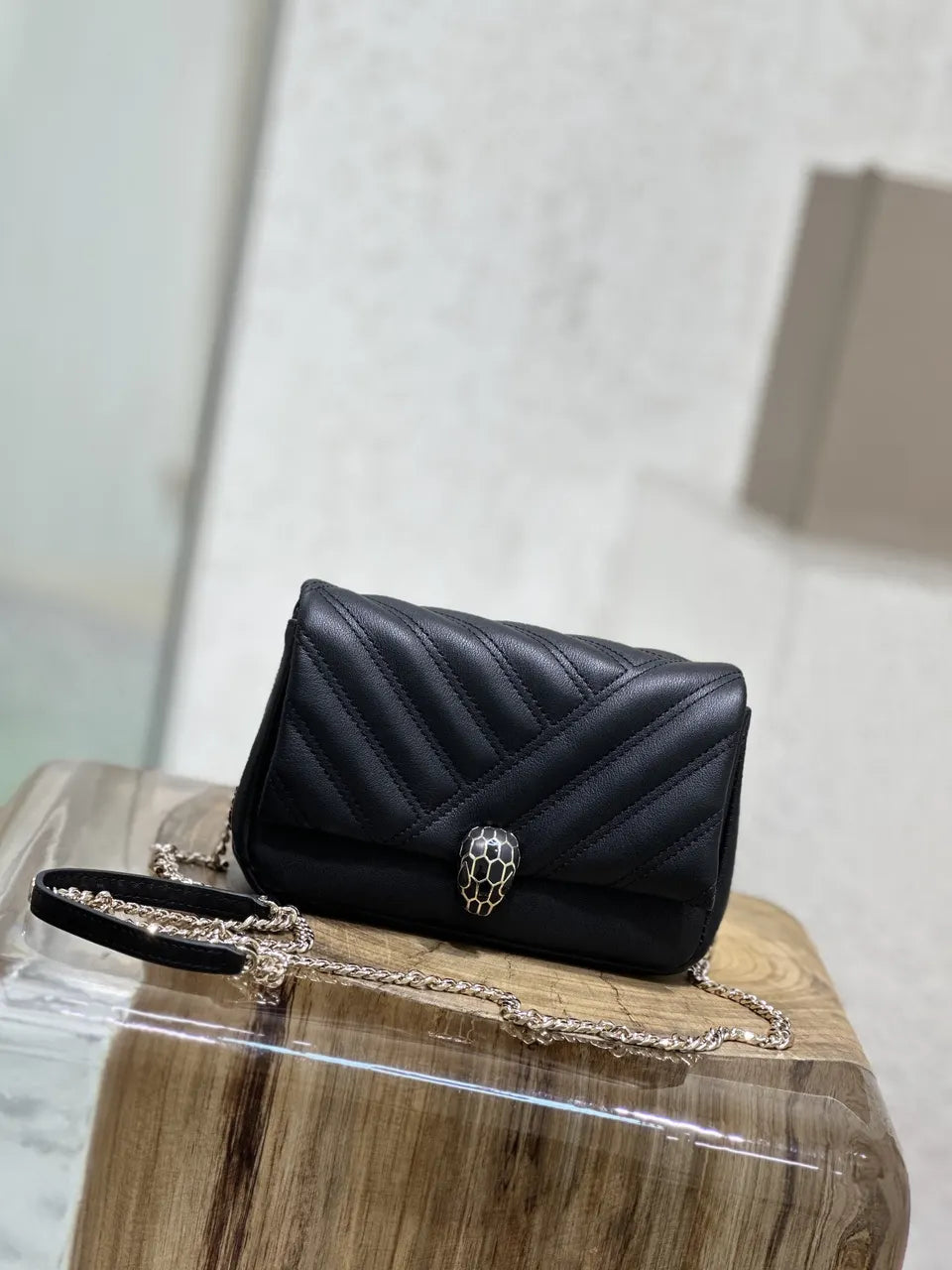 Bvlgari Black Serpenti Crossbody