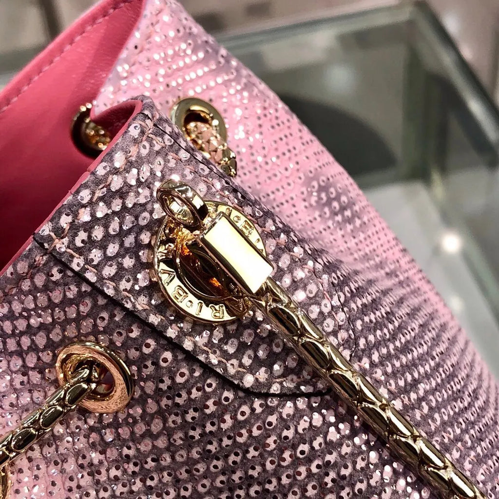 Bvlgari Pink Bucket Bag - Hình 5