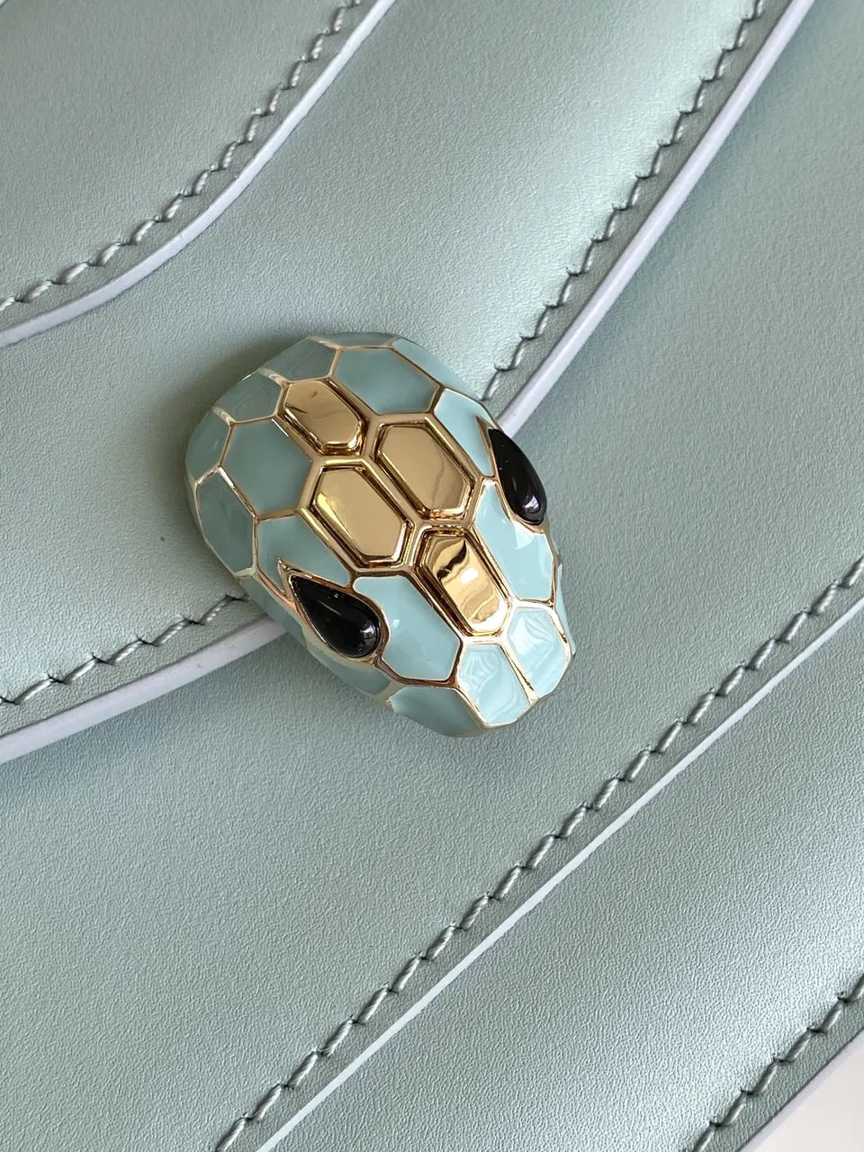 Bvlgari Ice Blue Bag - Hình 5