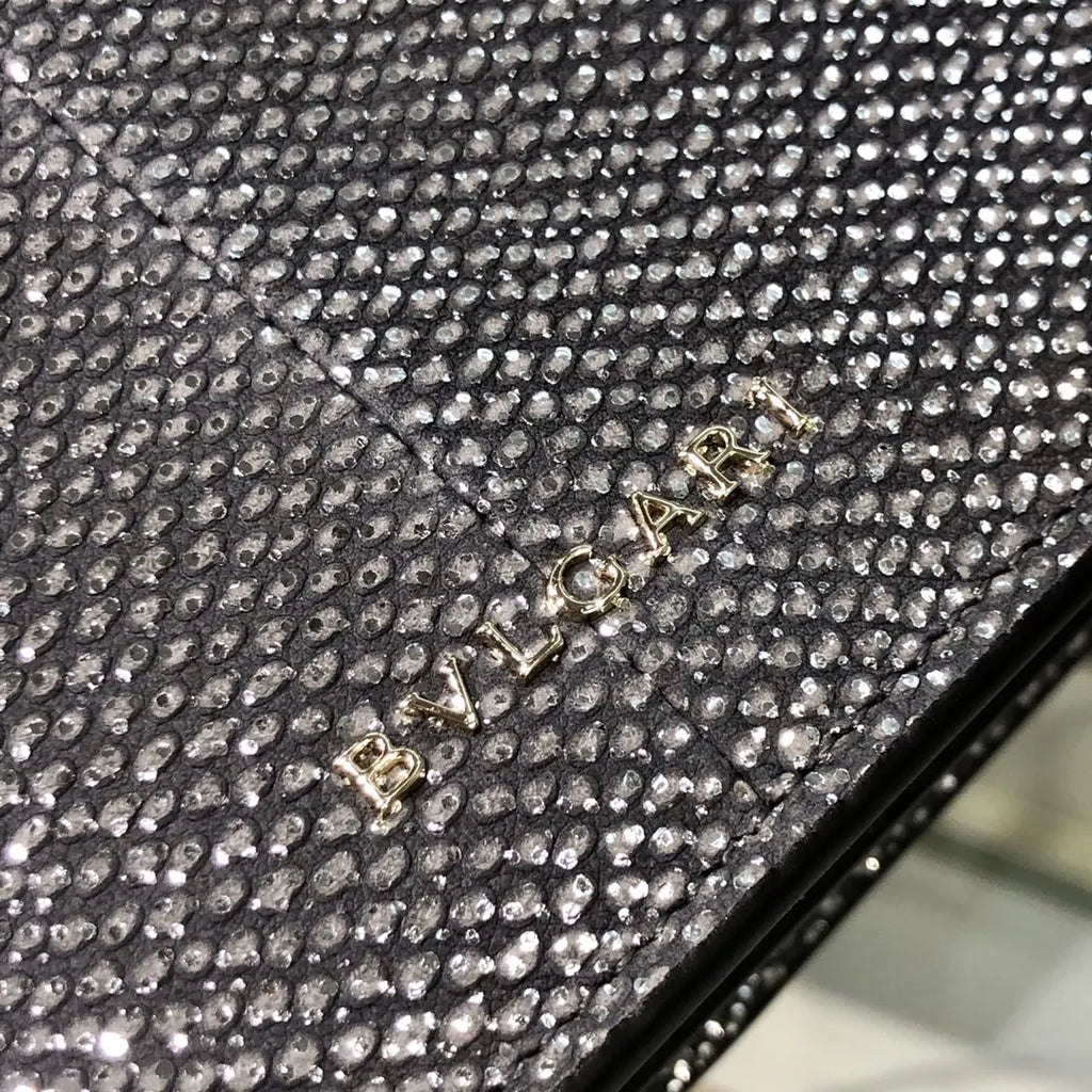Bulgari Silver Shoulder Bag - Hình 6