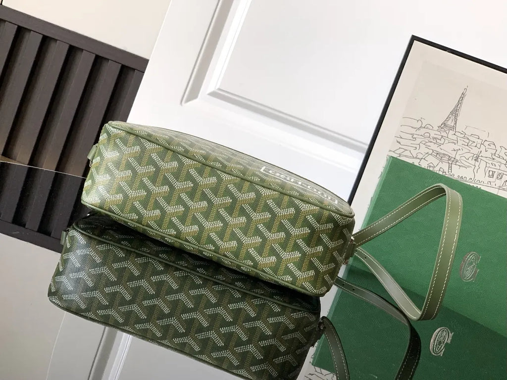 goyardine Goyard Olive Green Camera Bag - Hình 4