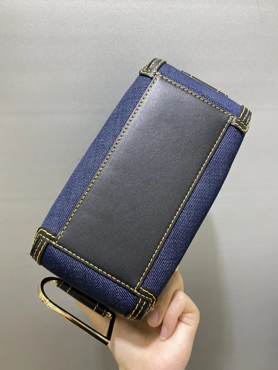Delvaux Denim Mini Bag - Hình 7