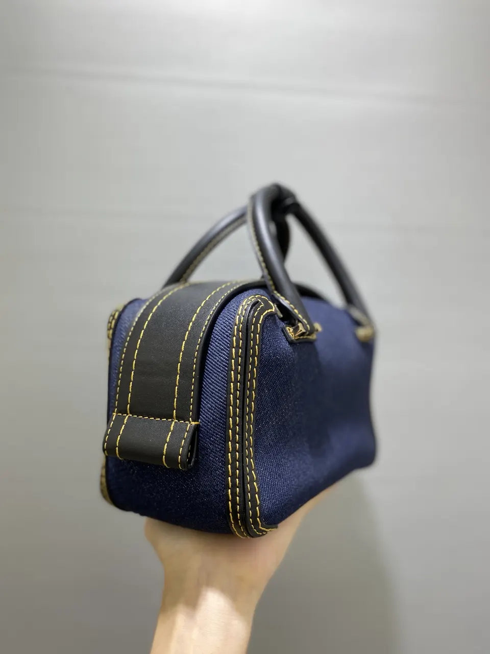 Delvaux Denim Mini Bag - Hình 3