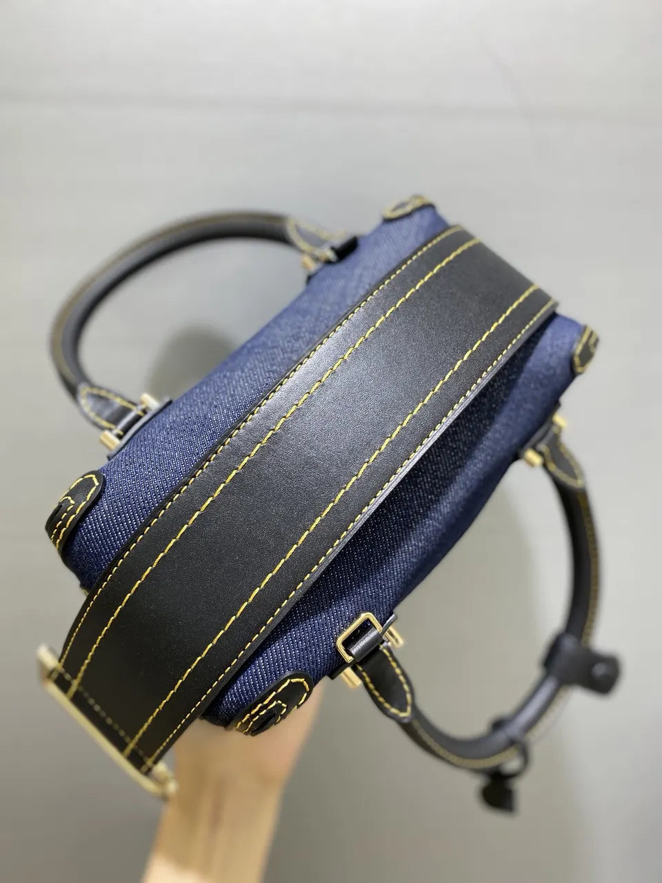 Delvaux Denim Mini Bag - Hình 5