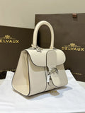 Delvaux Ivory Cool Box Mini