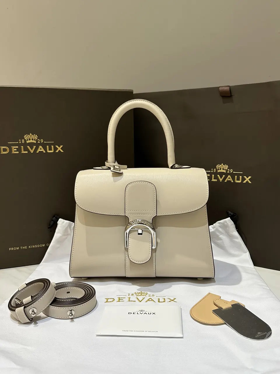 Delvaux Brillant Mini Ivory