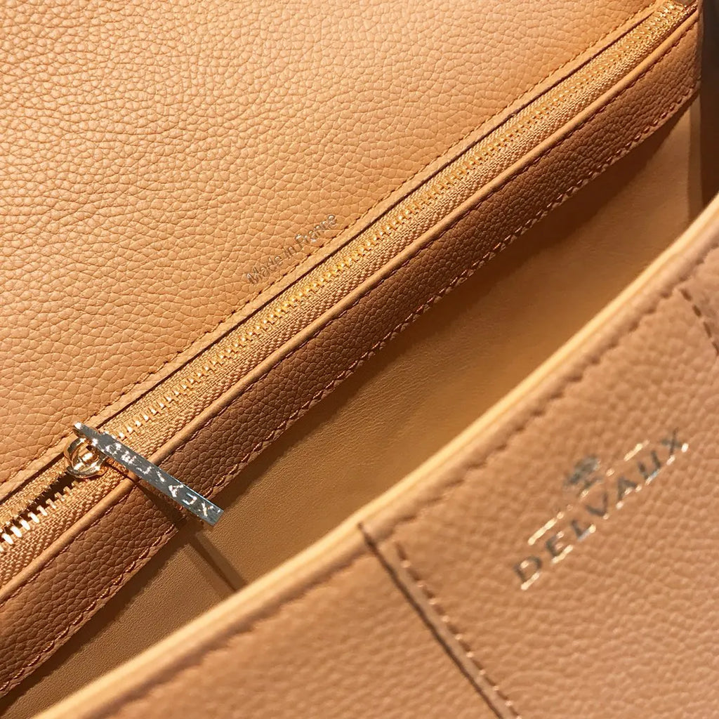Delvaux Tan Brillant Bag - Hình 7