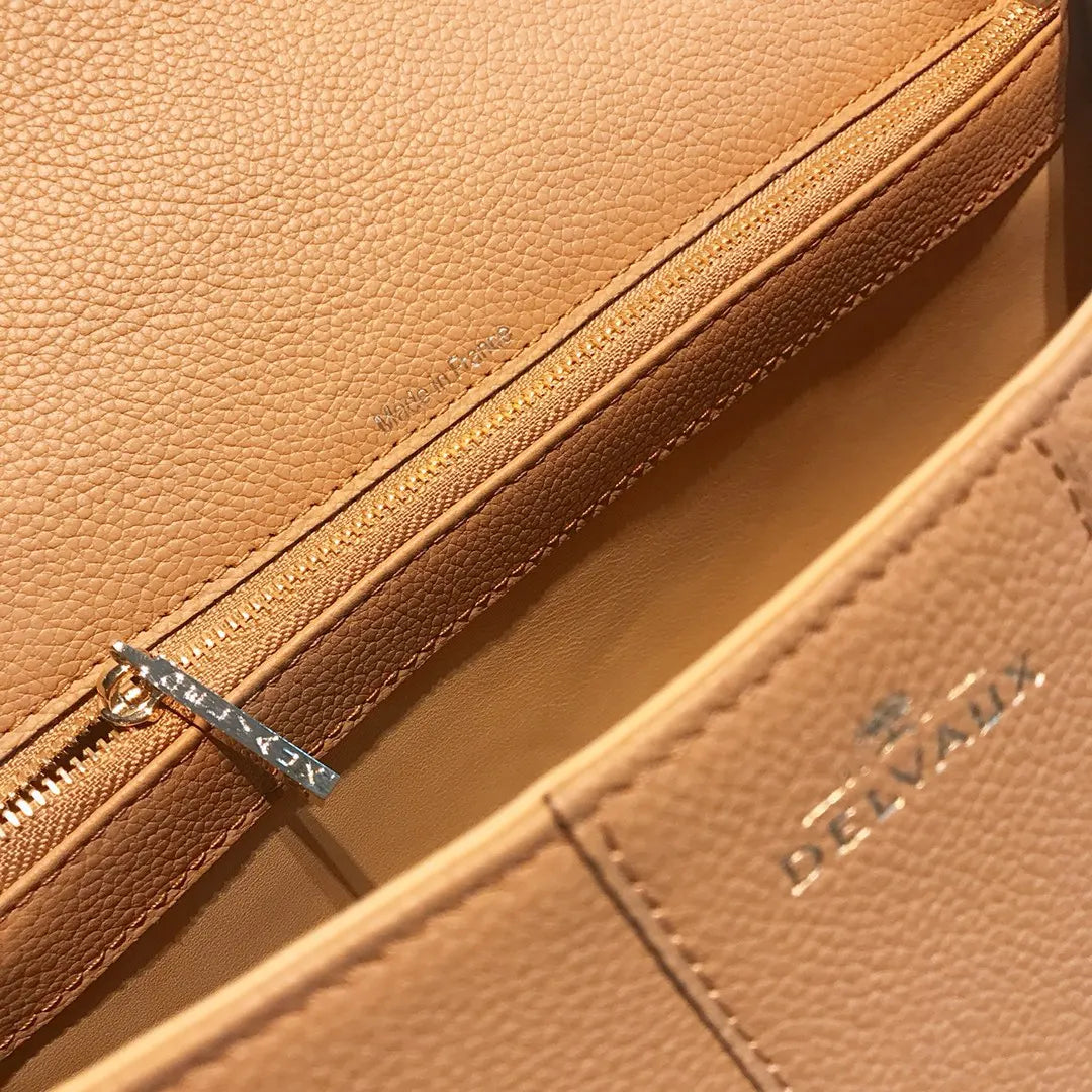 Delvaux Tan Brillant Bag - Hình 7