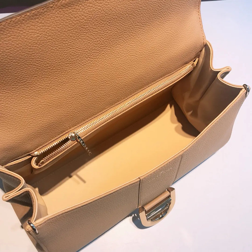 Delvaux Tan Brillant Bag - Hình 8