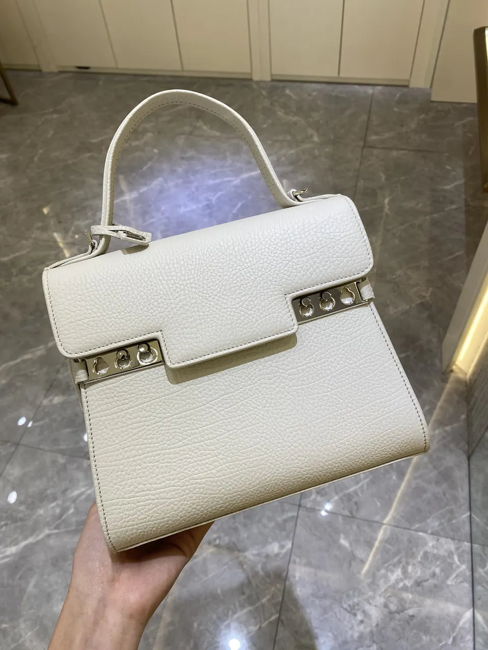 Delvaux White Sellier Brillant - Hình 2
