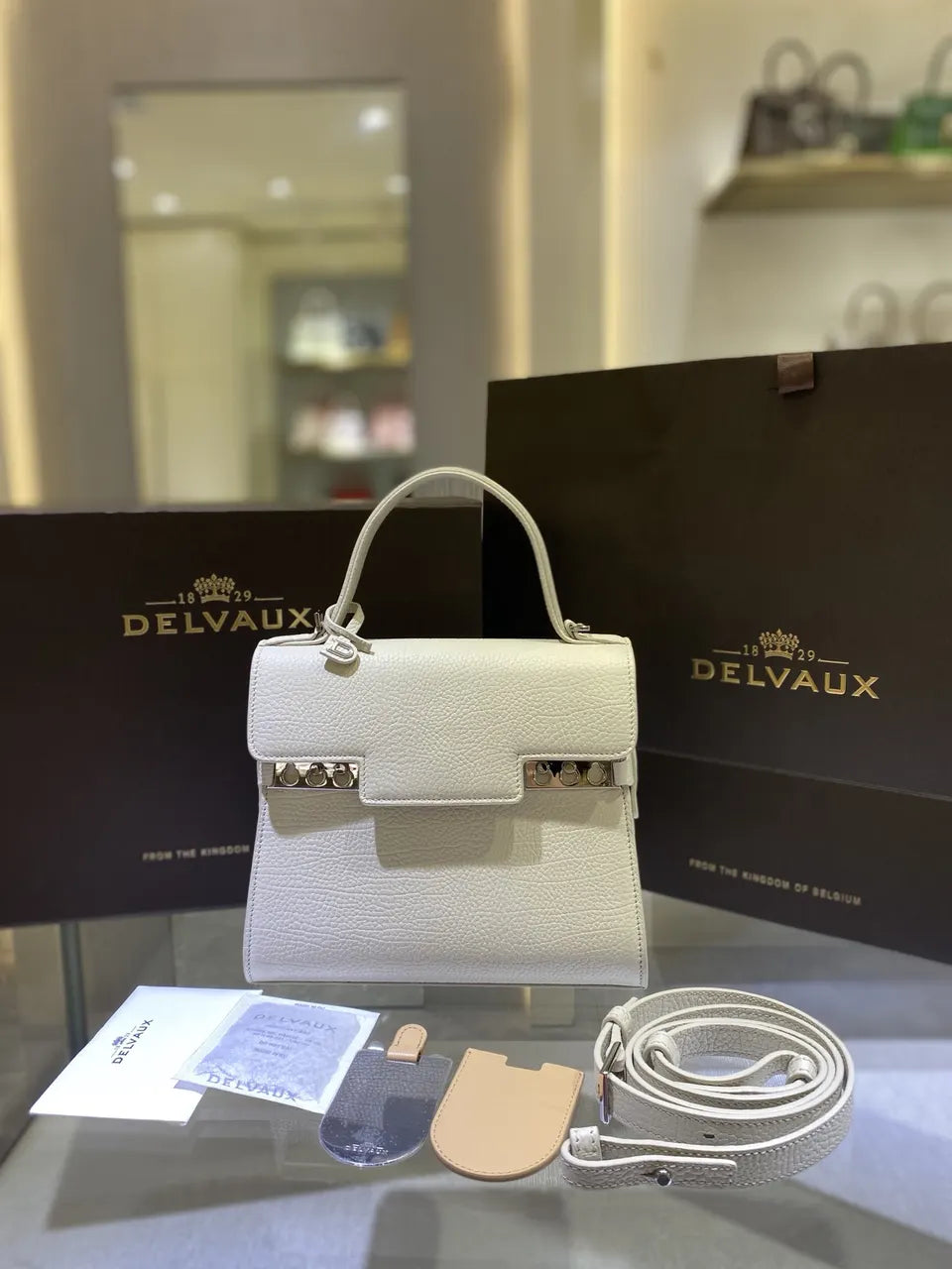 Delvaux White Sellier Brillant