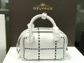 Delvaux White Stitching Pin Mini
