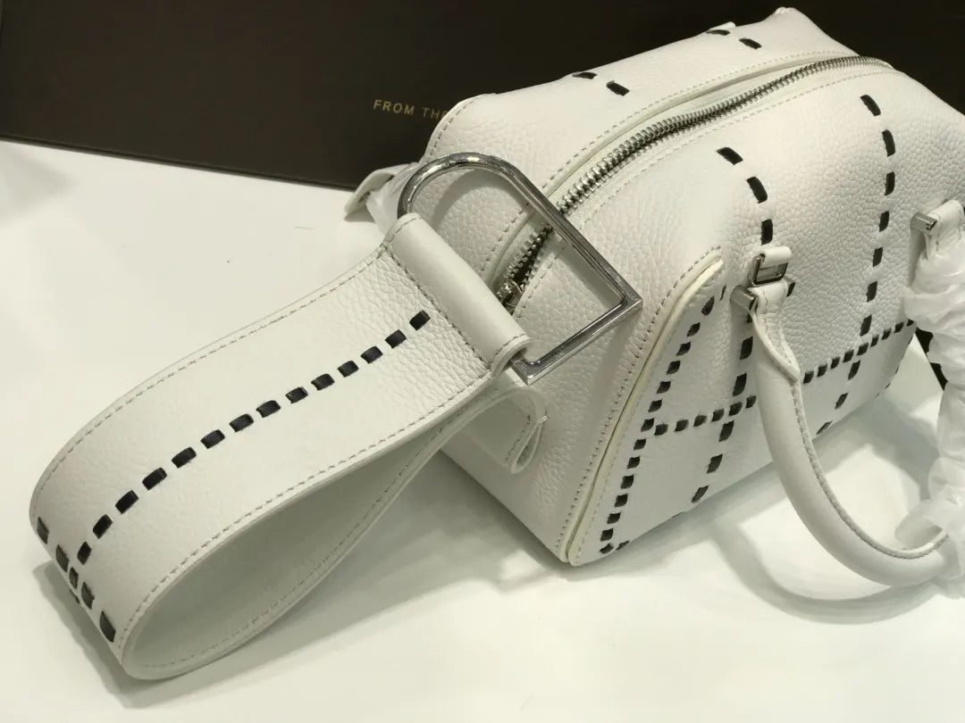 Delvaux White Stitching Pin Mini - Hình 3