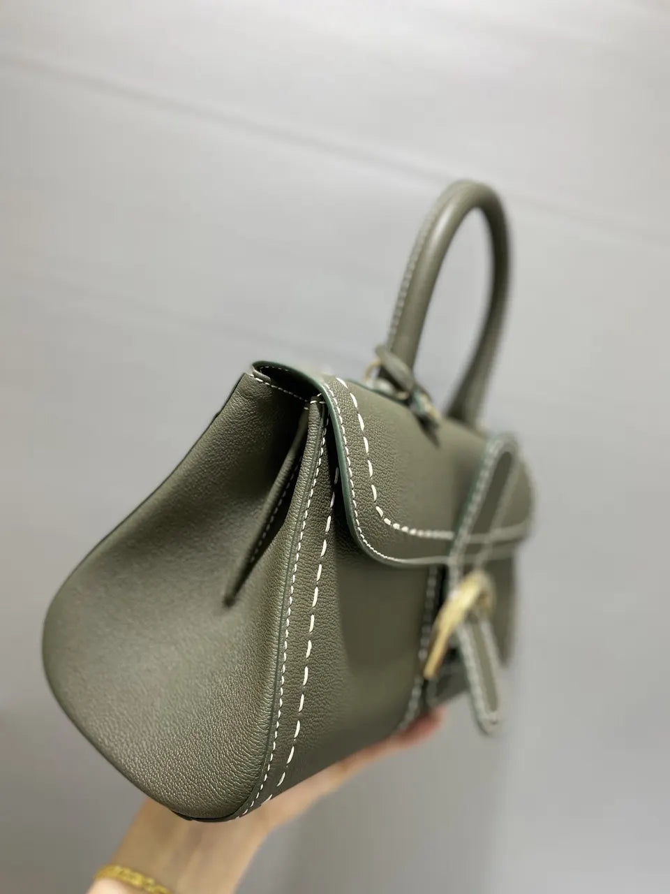 Delvaux Vert Bronze Brillant - Hình 3