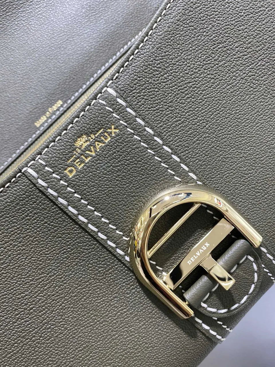 Delvaux Vert Bronze Brillant - Hình 6