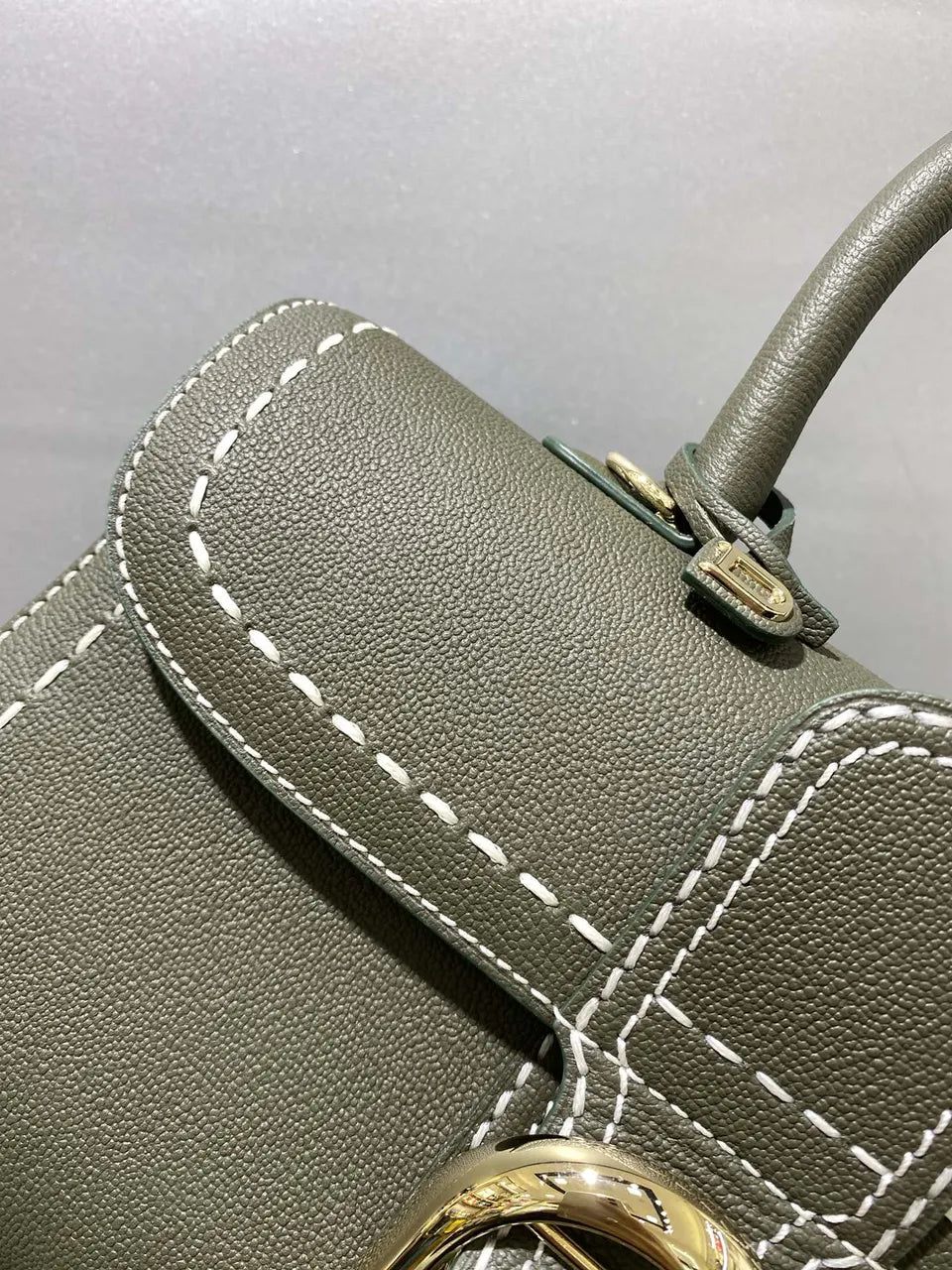 Delvaux Vert Bronze Brillant - Hình 4