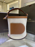 Delvaux Canvas Tan Pin Bucket