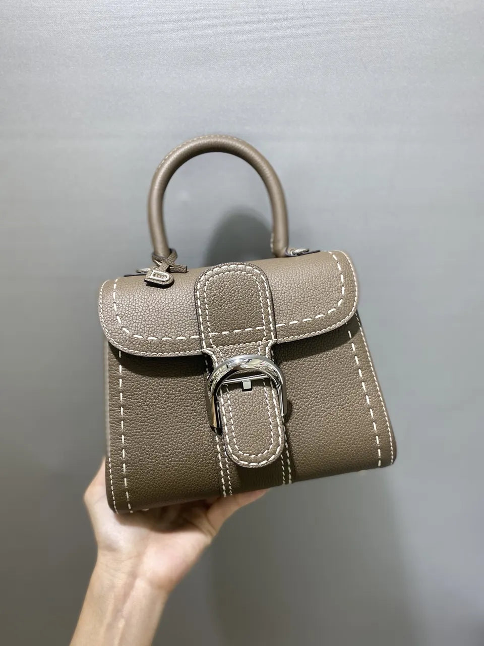 Delvaux Tourterelle Brillant Mini