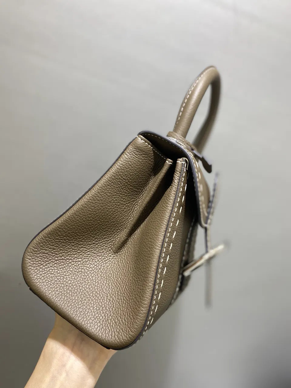 Delvaux Tourterelle Brillant Mini - Hình 4
