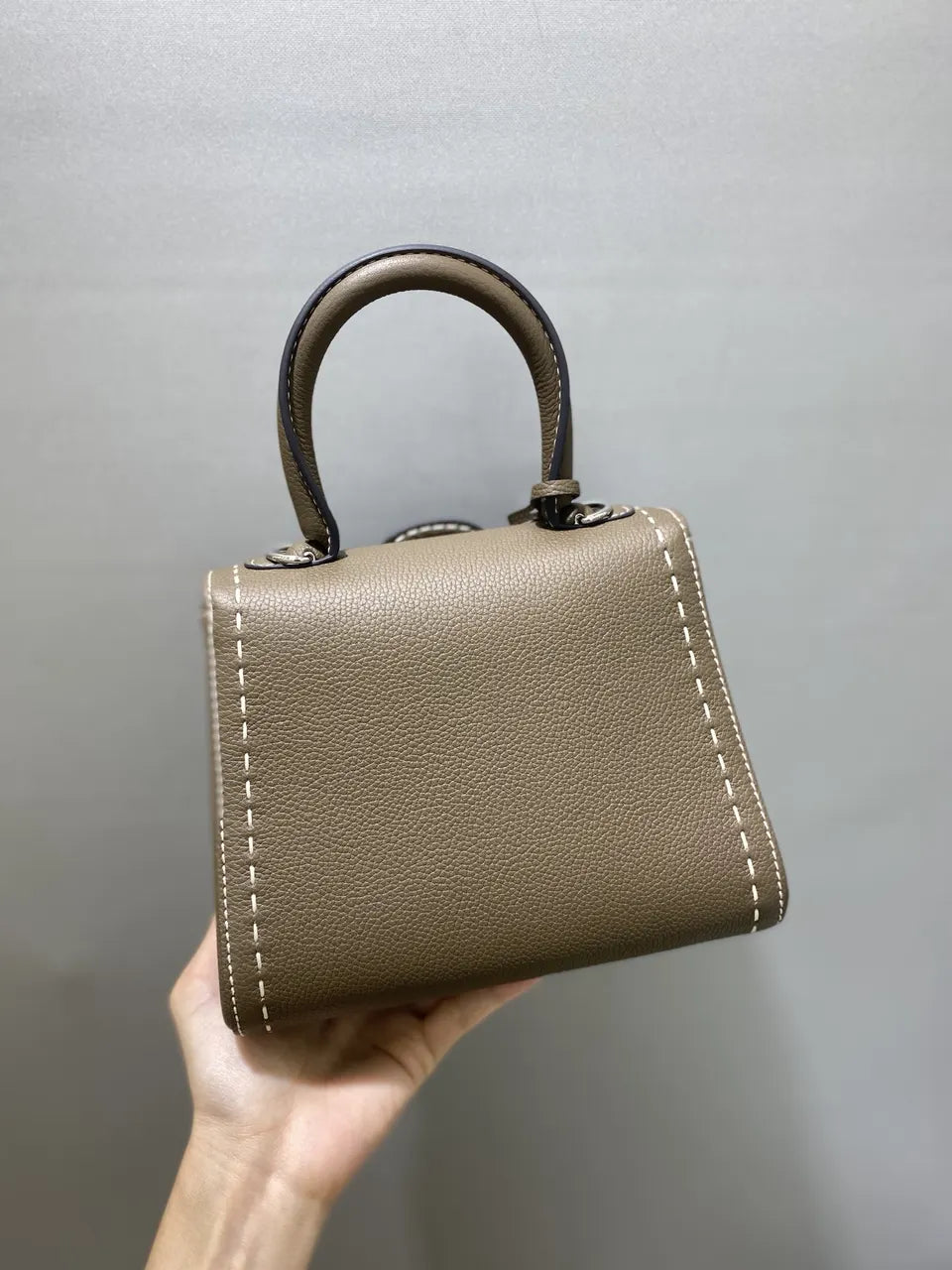 Delvaux Tourterelle Brillant Mini - Hình 2