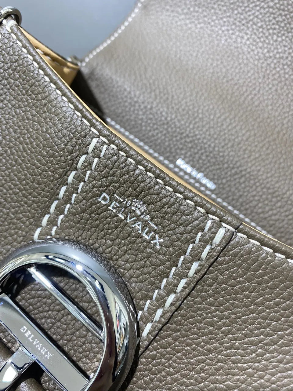 Delvaux Tourterelle Brillant Mini - Hình 7