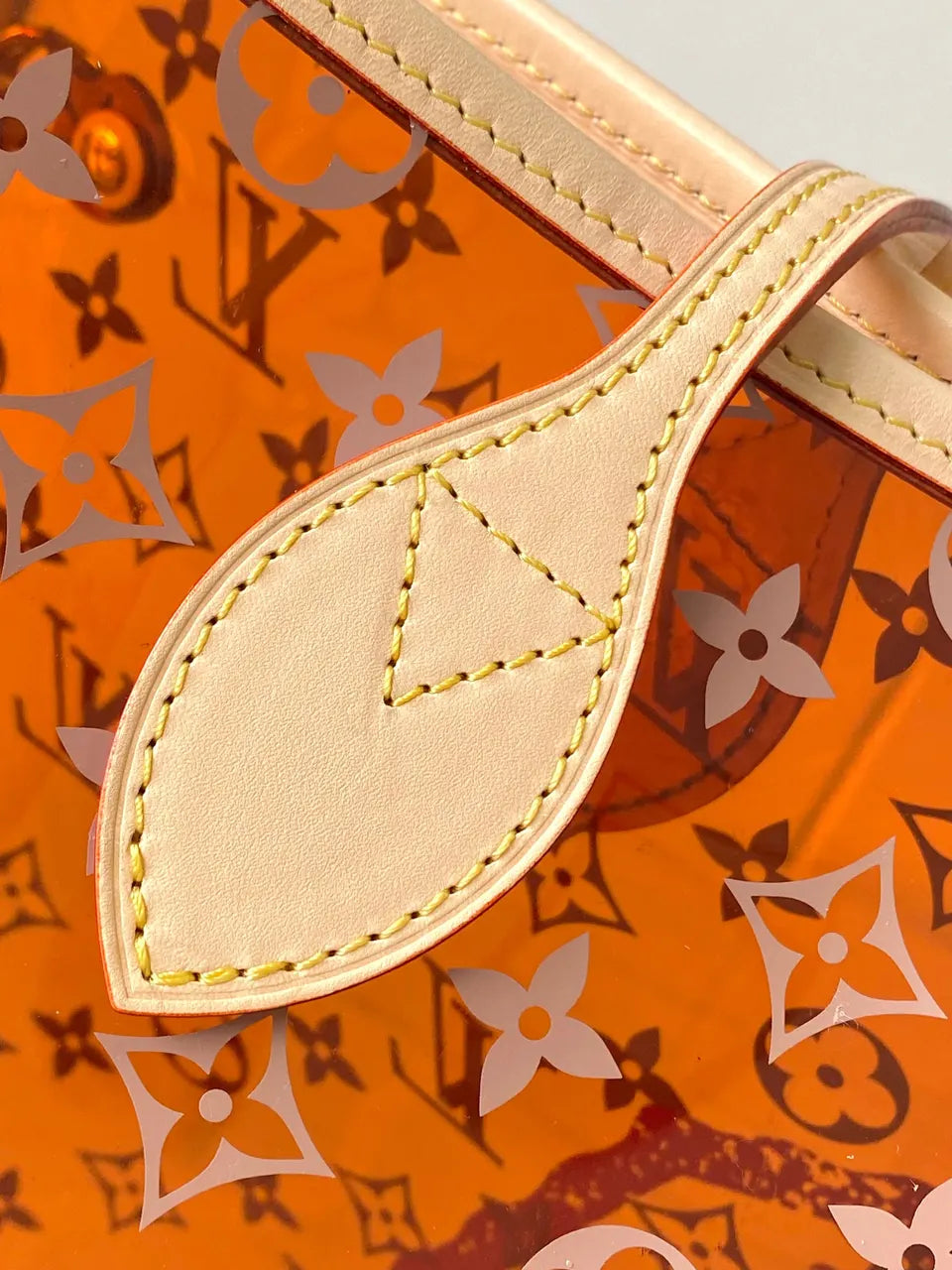 LV Orange Monogram Dubai Tote - Hình 4