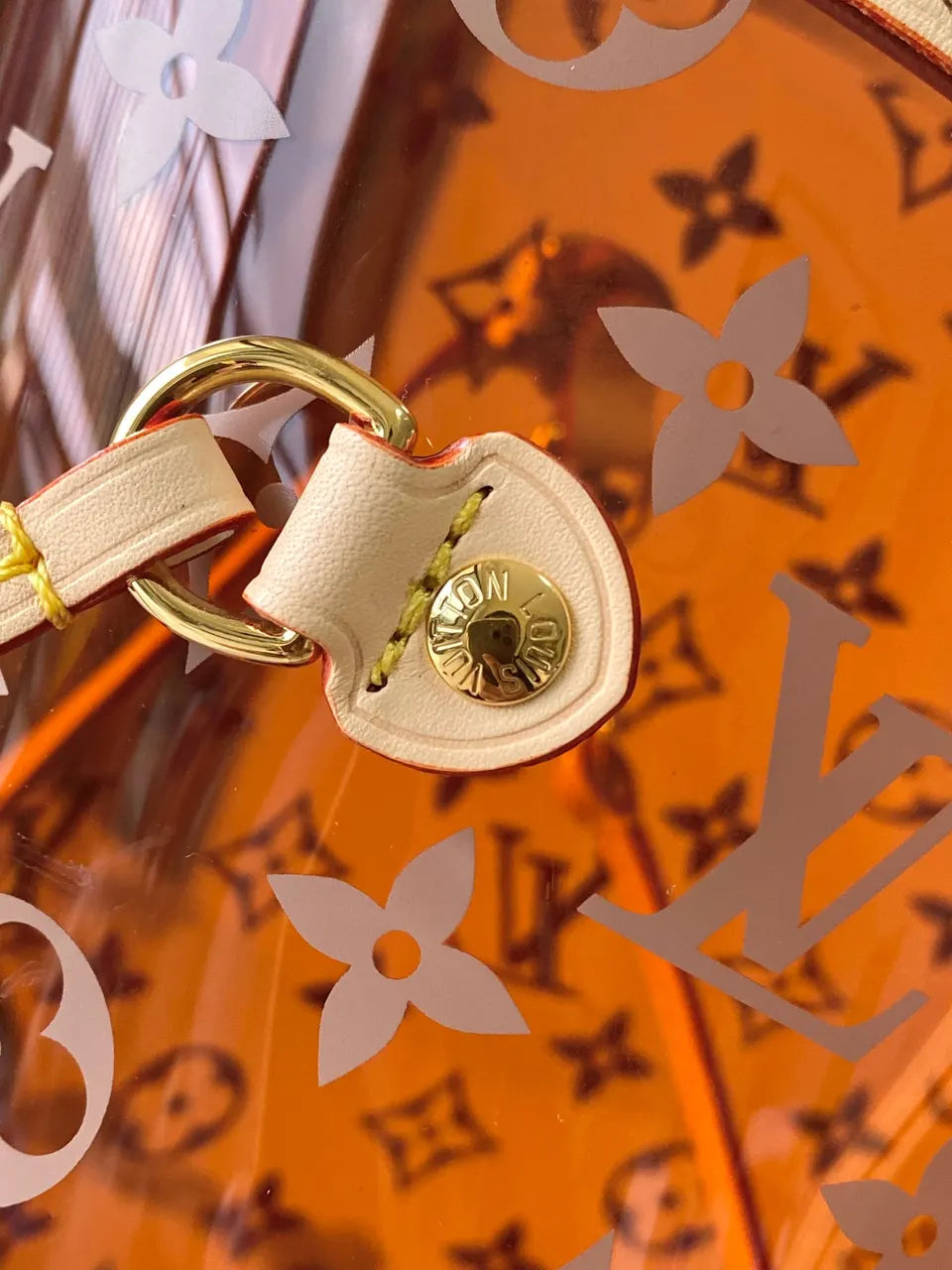 LV Orange Monogram Dubai Tote - Hình 5