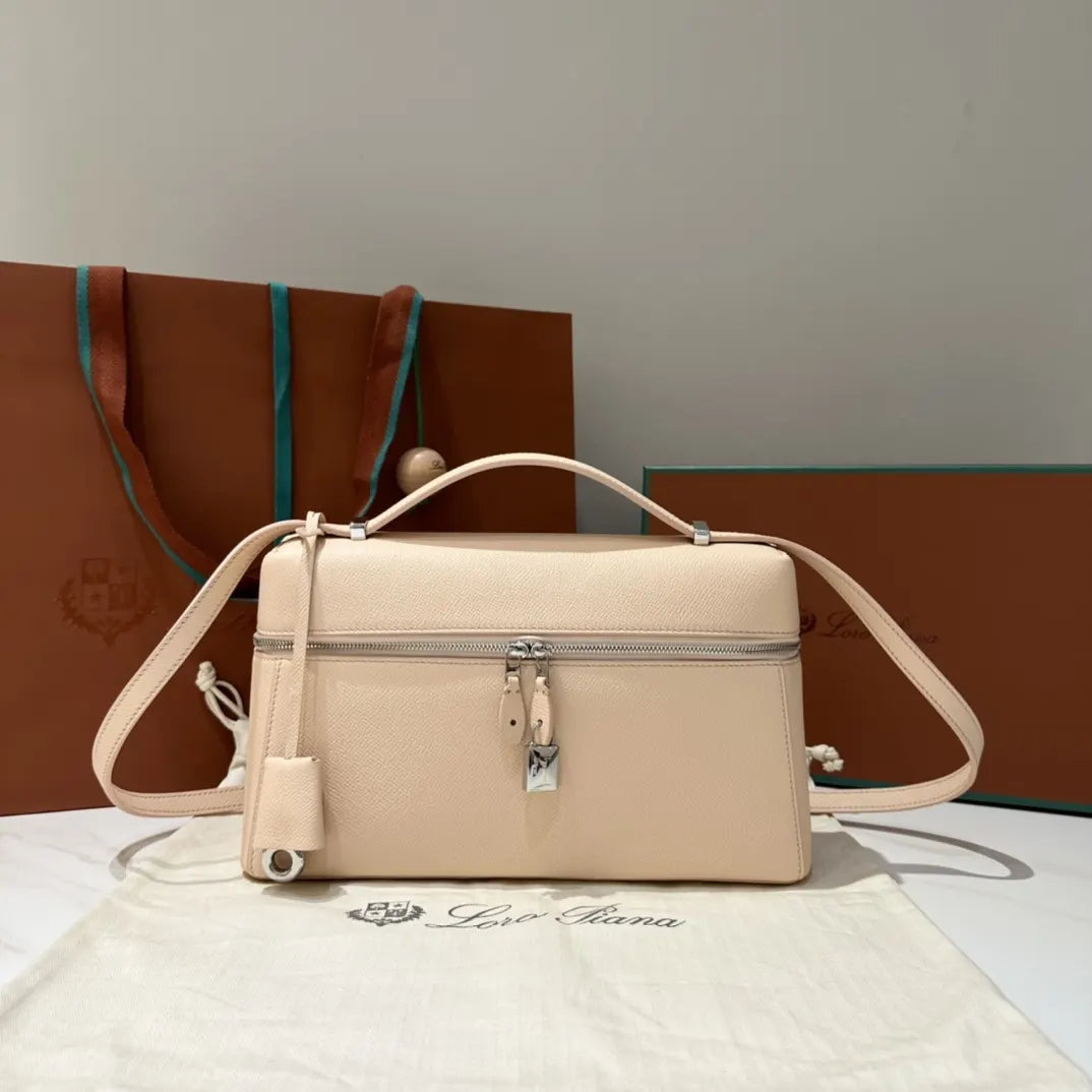 Loro Piana Blossom Pink Bag - Hình 2
