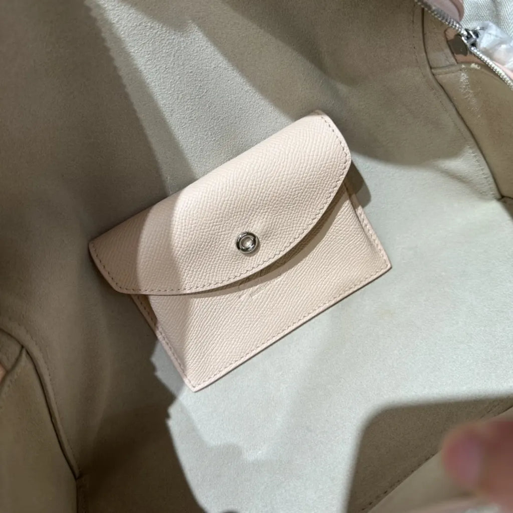 Loro Piana Blossom Pink Bag - Hình 7