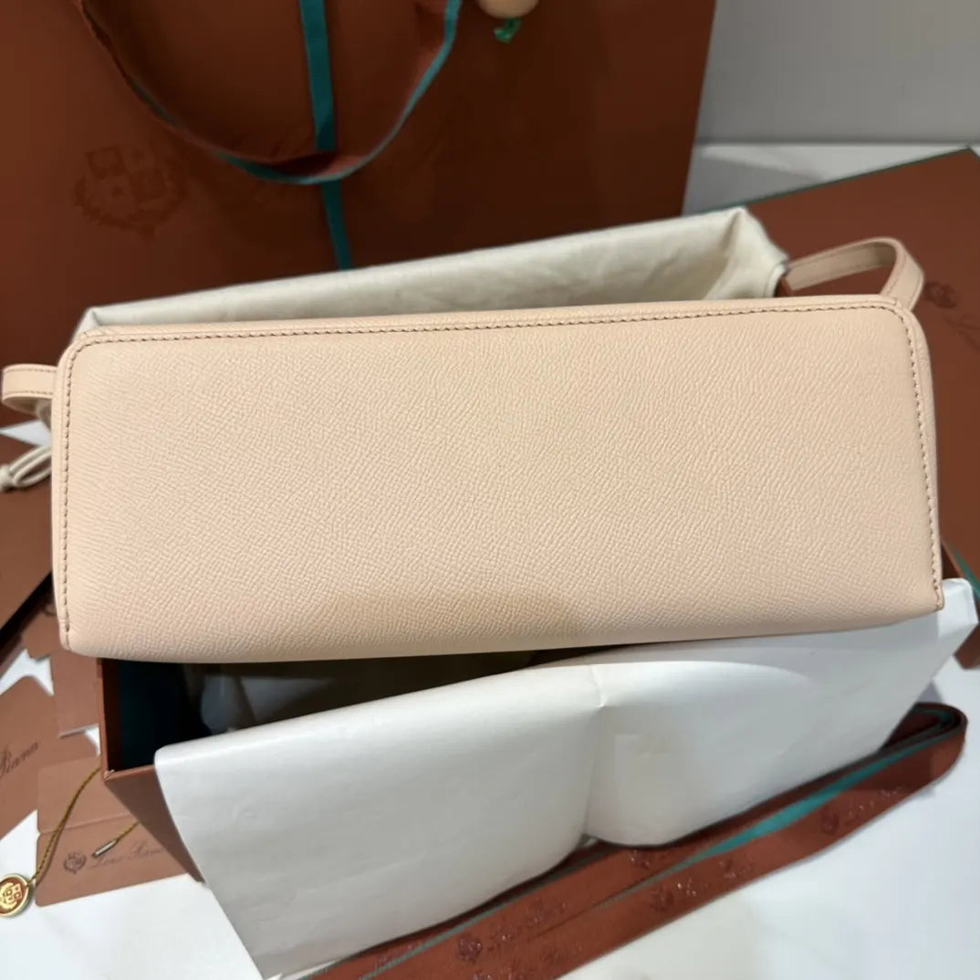 Loro Piana Blossom Pink Bag - Hình 9