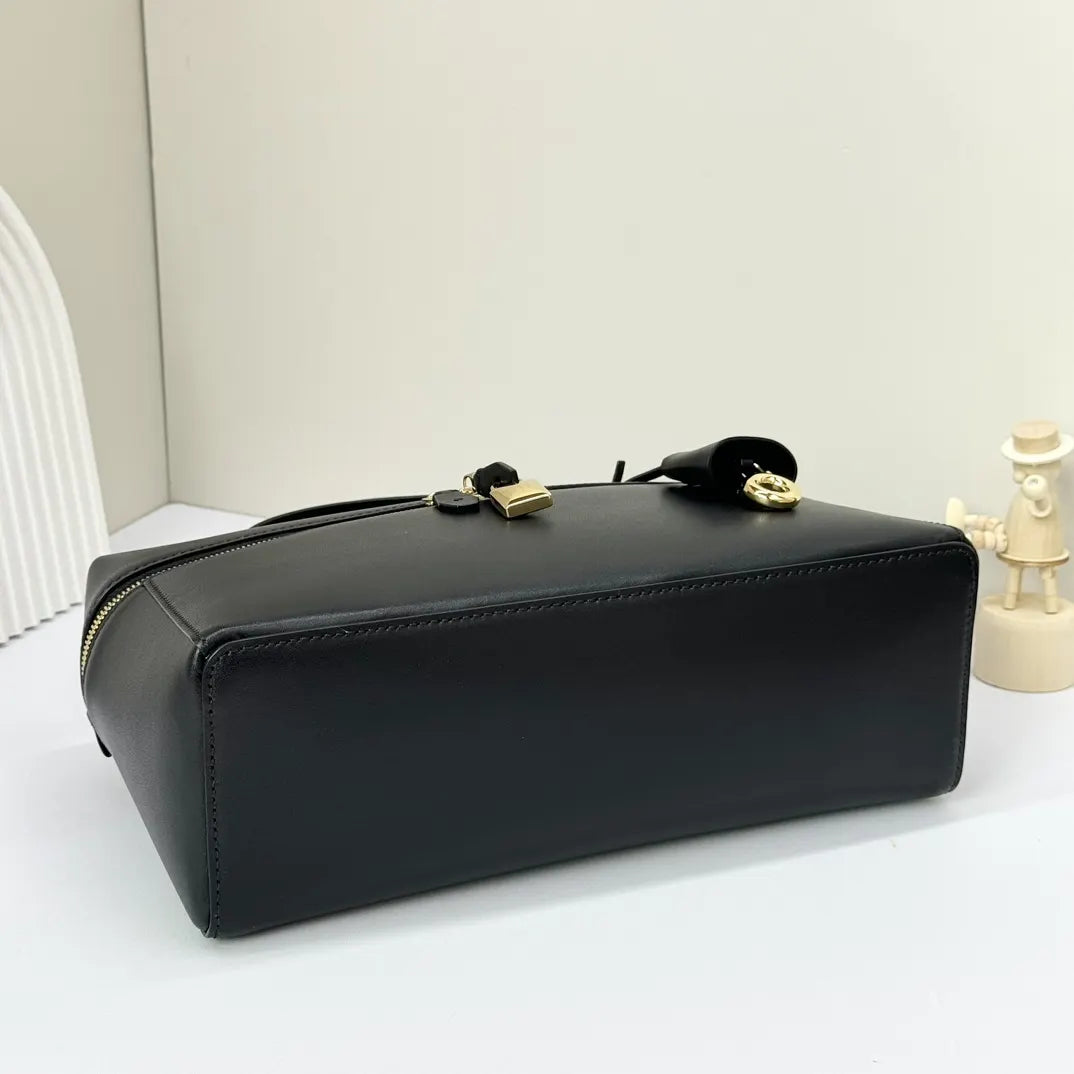 Loro Piana Black Box Bag - Hình 6