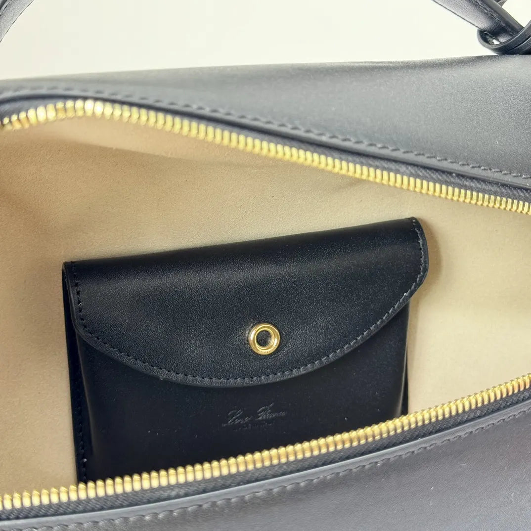 Loro Piana Black Box Bag - Hình 8