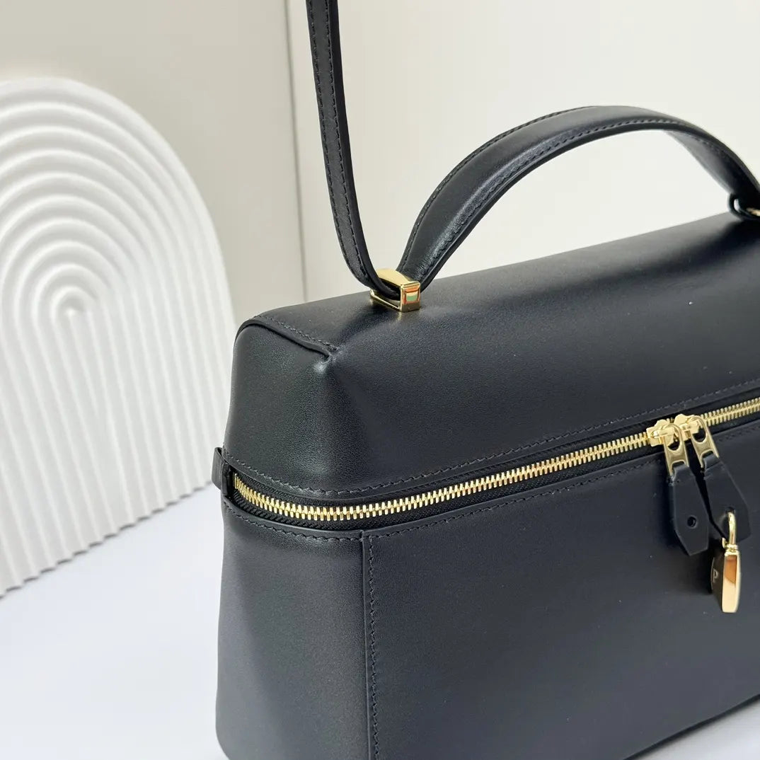 Loro Piana Black Box Bag - Hình 5