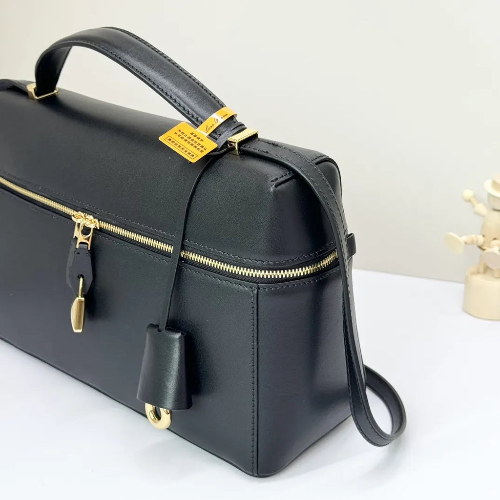 Loro Piana Black Box Bag - Hình 4