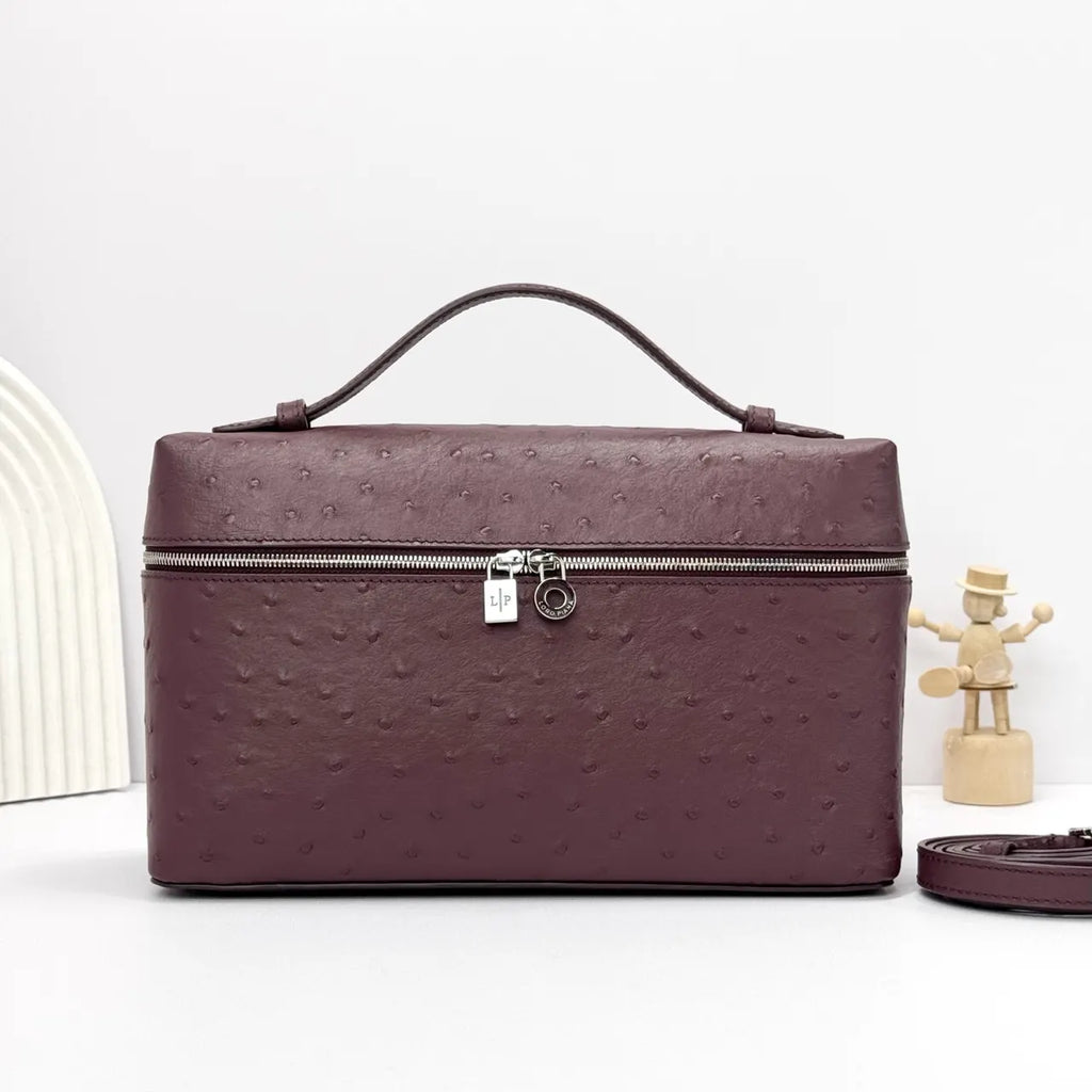 Loro Piana Plum Ostrich Vanity