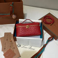 luxurious Loro Piana Scarlet Ostrich Vanity