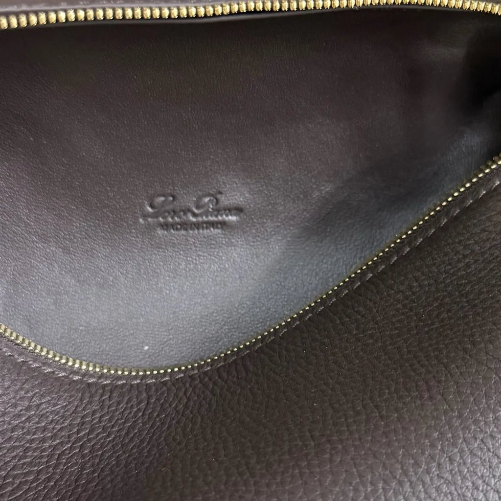 Loro Piana Espresso Leather Vanity - Hình 9