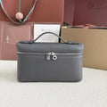 Loro Piana Slate Grey Leather Vanity