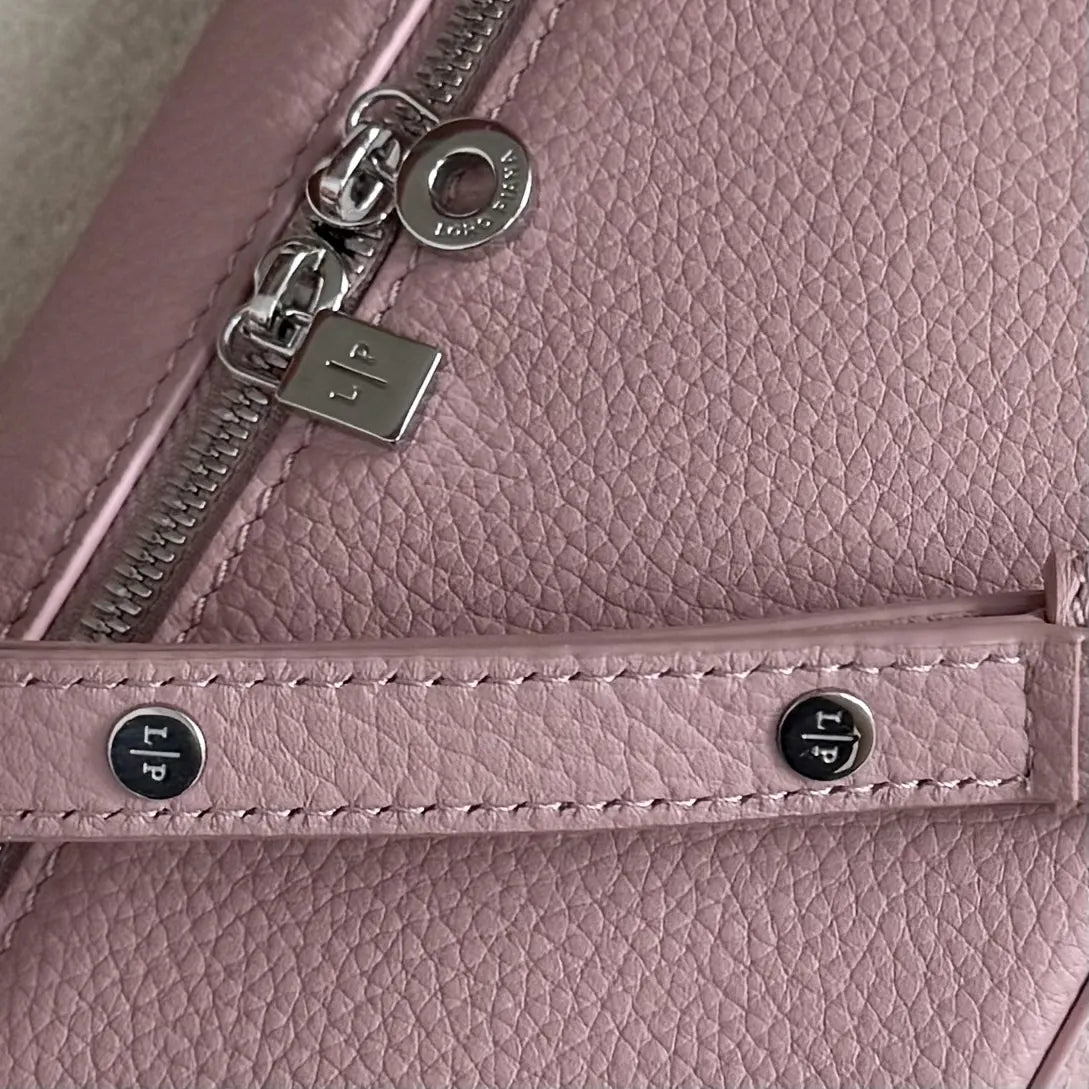 pale Loro Piana Pink Vanity Case - Hình 8